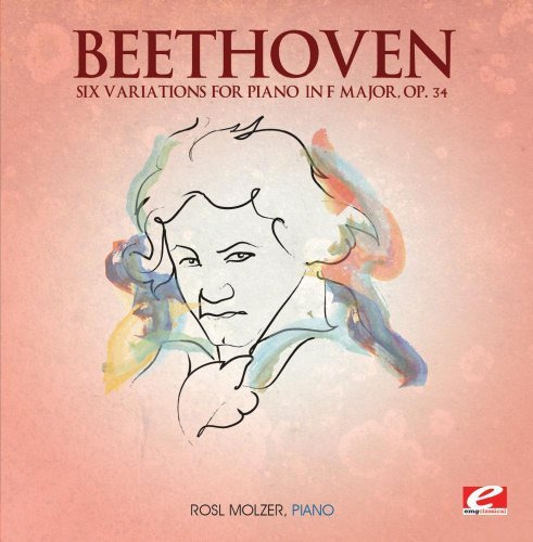 Cover for Beethoven · Six Variations Piano In F Major (CD) [EP edition] (2013)
