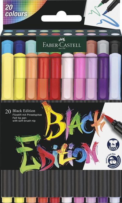 Filzstift Black Edition 20er Etui - Faber-castell - Other - Faber-Castell - 4005401164524 - 