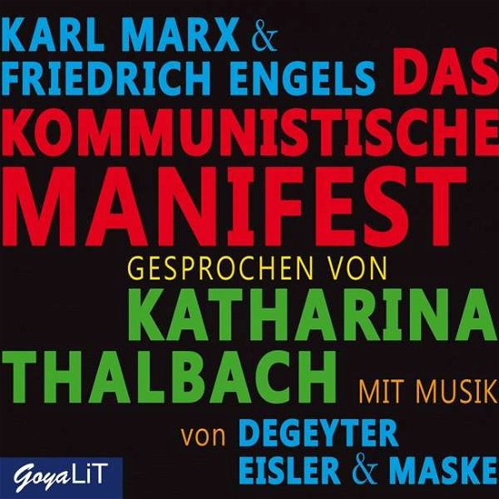 Cover for Katharina Thalbach · Das Kommunistische Manifest (CD) (2017)