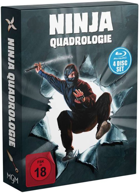 Cover for Kosugi,sho / Booth,james / Burton,norman · Ninja Quadrologie 1-4 Deluxe-digipak (4 Blu-rays) (Blu-ray) (2022)