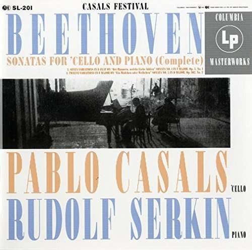 Cover for Pablo Casals · Beethoven: Complete Cello Sonatas &lt;limited&gt; (CD) [Japan Import edition] (2015)