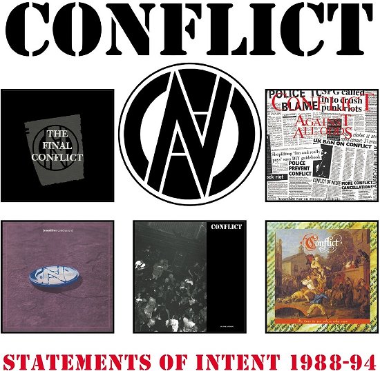 Cover for Conflict · Statements Of Intent 1988-94 (Clamshell Box) (CD) (2021)