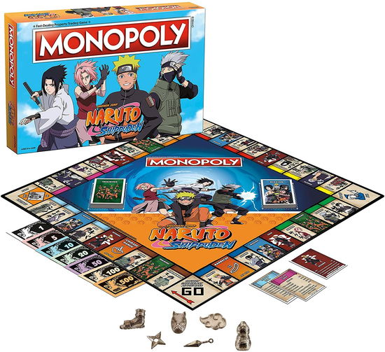 Cover for Winning Moves · Naruto: Monopoly (Edizione Italiana) (MERCH)