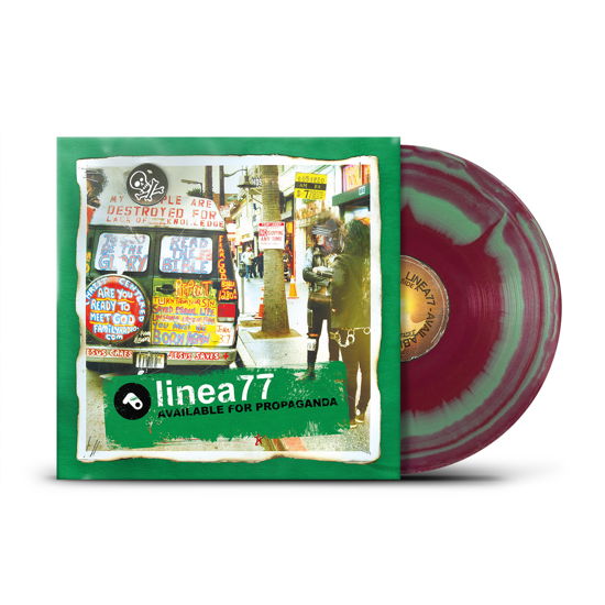 Cover for Linea 77 · Available For Propaganda (Vinyl Red &amp; Green Merge Limited Edt.) (LP) (2024)