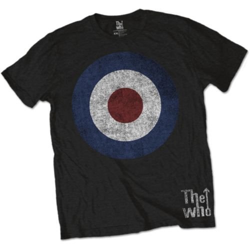 Cover for The Who · The Who Unisex T-Shirt: Target Distressed (T-shirt) [size S] [Black - Unisex edition]