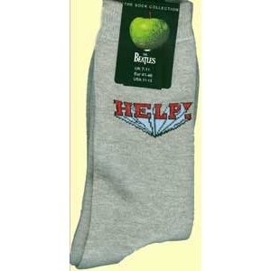 Cover for The Beatles · The Beatles Unisex Ankle Socks: HELP! (UK Size 7 - 11) (Bekleidung) [size M] [Grey - Unisex edition]