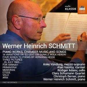 Cover for Anke Vondung · Werner Heinrich Schmitt: Piano Works, Chamber Music And Songs (CD) (2025)