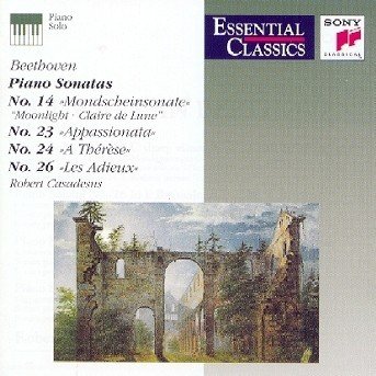 Cover for Casadesus Robert · Piano Sonatas: Moonlight / Les Adieux / a Therese / Appassionata (CD) (1990)
