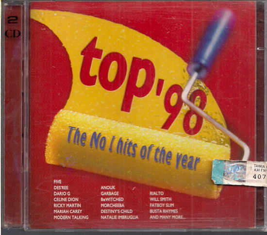 Cover for Various Artists · Top 98 The No.1 Hits Of The Ye (CD) (2015)