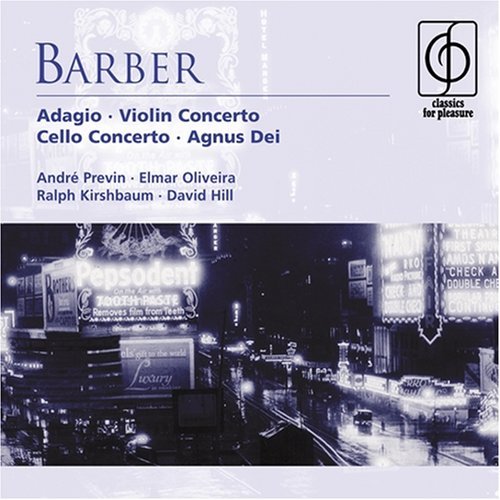 Cover for Previn / Oliveira / Slatkin · Barber: Adagio/vn Con/vc Con (CD) (2008)