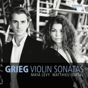 Cover for Maya Levy &amp; Matthieu Idmtal · Grieg: Complete Violin Sonatas (CD) (2017)