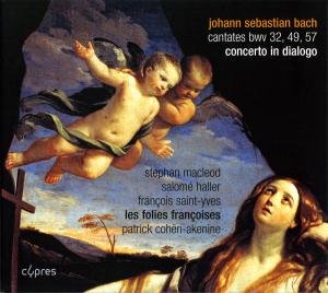 Cover for Bach,j.s. / Les Folies Francoises · Concerto in Dialogo (CD) (2012)