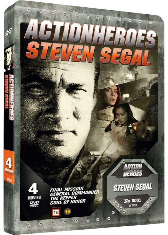 Cover for Steven Seagal: Action Heroes (DVD) [Steelbook edition] (2021)