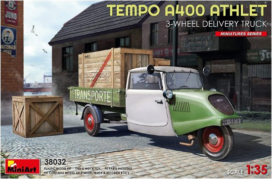 Cover for MiniArt · 1/35 Tempo A400 Athlet German 3-w Delivery Track (11/22) * (Leksaker)