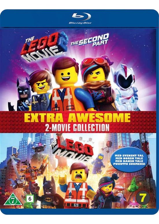 LEGO Movie 1-2: Extra Awesome 2-Movie Collection -  - Elokuva -  - 7340112748524 - maanantai 1. heinäkuuta 2019