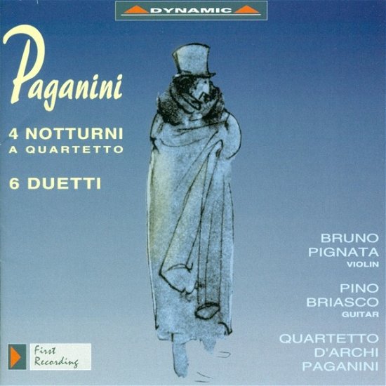 Cover for Paganini / Pignata / Allocco / Braucher / Destefan · 6 Duets for Violin &amp; Guitar / 4 Notturni a Quart (CD) (1996)