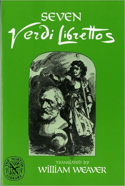 Cover for Giuseppe Verdi · Seven Verdi Librettos (Paperback Book) [English And Italian, 1st edition] (1977)