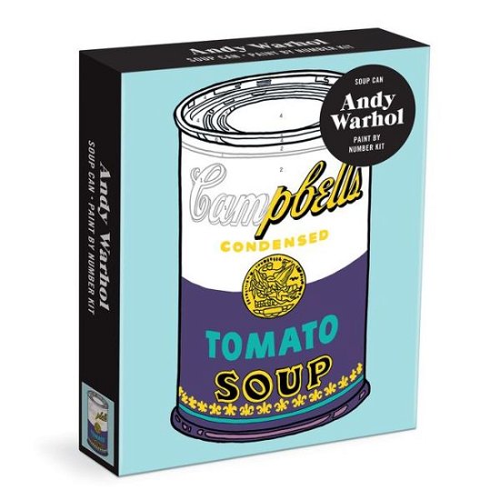 Andy Warhol Soup Can Paint By Number Kit - Galison - Bøker - Galison - 9780735370524 - 9. desember 2021