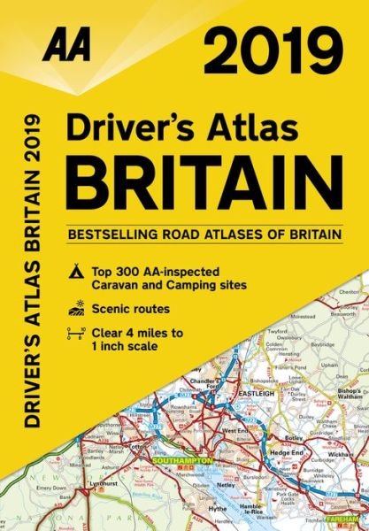 Cover for AA Publishing · AA Driver's Atlas Britain 2019 (Pocketbok) (2018)