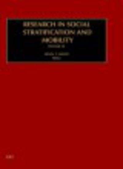 Cover for K T Leicht · Research in Social Stratification and Mobility - Research in Social Stratification and Mobility (Hardcover Book) (2001)