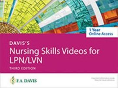 Cover for F.A. Davis Company · Davis's Nursing Skills Videos for LPN / LVN: 4-Year Online Access Card (Flashcards) [3 Revised edition] (2019)