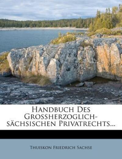 Cover for Sachse · Handbuch des Großherzoglich-Säch (Book)