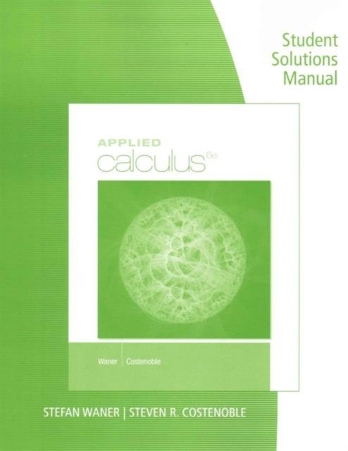 Cover for Stefan Waner · Applied Calculus (Paperback Book) (2012)