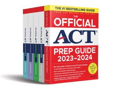 Cover for Act · The Official ACT Prep &amp; Subject Guides 2023-2024 Complete Set: Includes The Official ACT Prep, English, Mathematics, Reading, and Science Guides + 8 Practice Tests + Bonus Online Content (Paperback Bog) (2023)