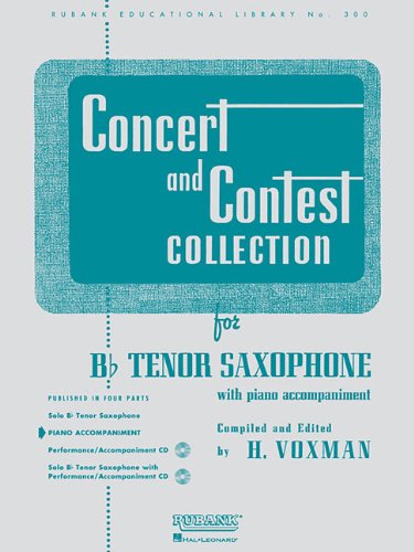 Cover for H. Voxman · Concert &amp; Contest Collectiontenor Saxoph (Paperback Book) (1989)