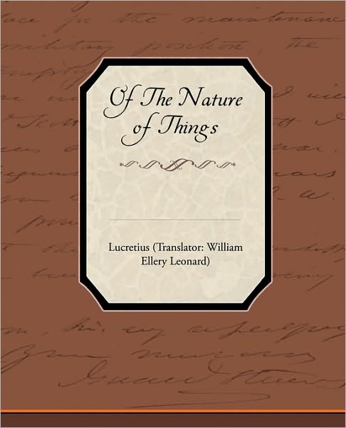 Cover for Lucretius · Of the Nature of Things (Paperback Book) (2010)