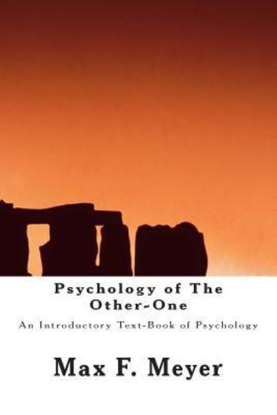 Cover for Max F Meyer · Psychology of The Other-One (Paperback Book) (2012)