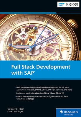 Cover for Rene Glavanovits · Full Stack Development with SAP (Hardcover Book) (2023)