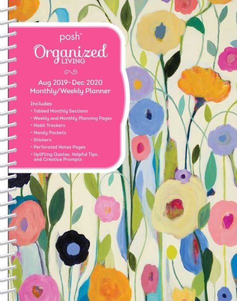 Cover for Andrews McMeel Publishing · Posh: Organized Living Summer's Beauty 2019-2020 Monthly / Weekly Diary Planner (Bog) (2019)