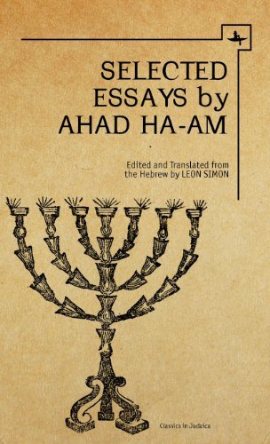 Cover for Asher Ginsberg · Ahad Ha-Am: Selected Essays (Hardcover Book) [Reprint edition] (2011)