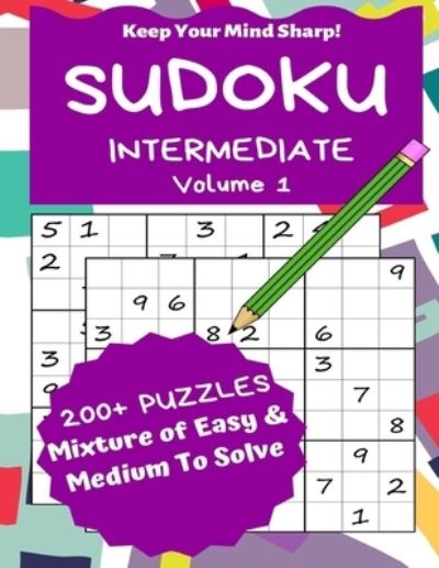 Cover for Purple Pig Puzzles · Sudoku Intermediate Volume 1 (Paperback Book) (2019)