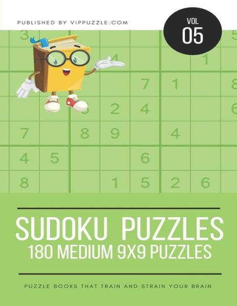 Cover for Vip Puzzle · Sudoku Puzzles - 180 Medium 9x9 Puzzles (Paperback Bog) (2018)