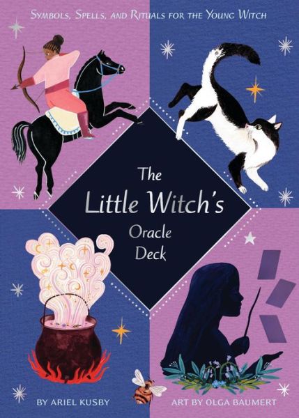 Little Witch's Oracle Deck: Symbols, Spells, and Rituals for the Young Witch - Ariel Kusby - Książki - Chronicle Books - 9781797225524 - 10 października 2024