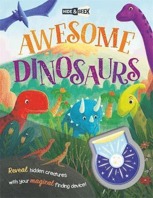 Cover for Igloo Books · Awesome Dinosaurs - Magical Light Book (Board book) (2021)