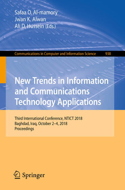 Cover for New Trends in Information and Communications Technology Applications (Book) [1st ed. 2018 edition] (2018)