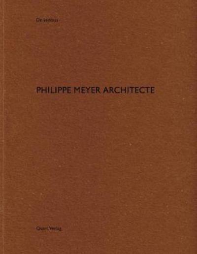 Philippe Meyer: De aedibus 71 - De aedibus - Heinz Wirz - Książki - Quart Publishers - 9783037611524 - 28 marca 2018