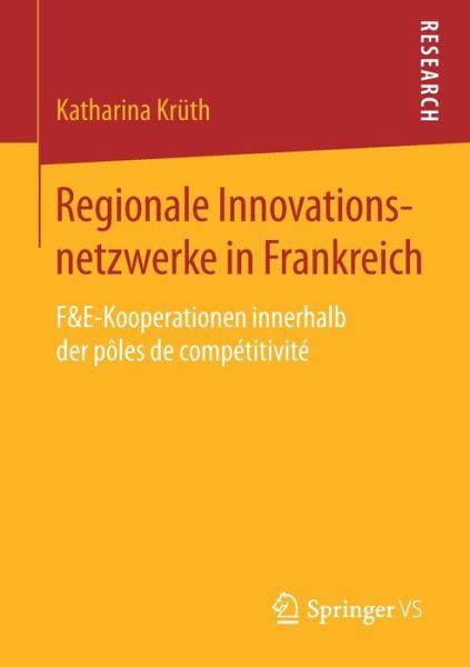 Cover for Krüth · Regionale Innovationsnetzwerke in (Book) (2017)