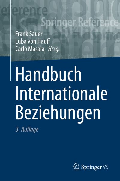 Cover for Frank Sauer · Handbuch Internationale Beziehungen (N/A) (2025)