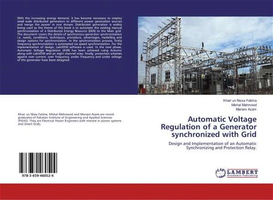 Cover for Fatima · Automatic Voltage Regulation of (Bok)