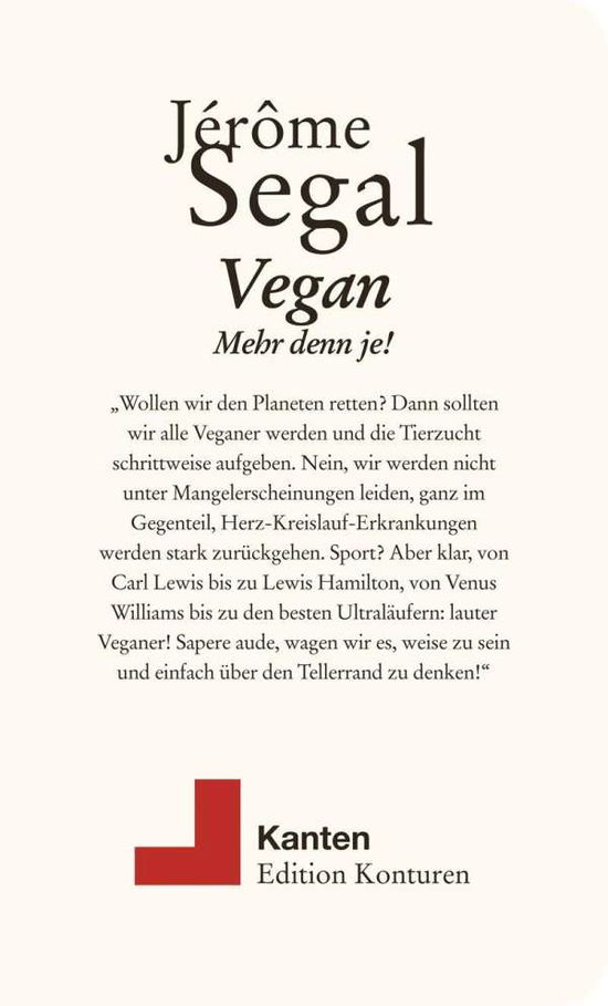 Segal:vegan. Mehr Denn Je! - Segal - Books -  - 9783902968524 - 