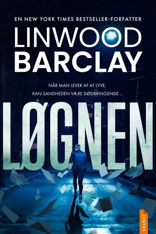 Cover for Linwood Barclay · Løgnen (Sewn Spine Book) (2025)