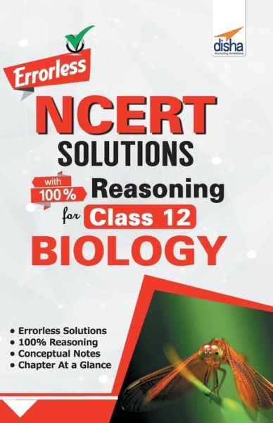 Cover for Disha Experts · Errorless NCERT Solutions with with 100% Reasoning for Class 12 Biology (Pocketbok) (2021)