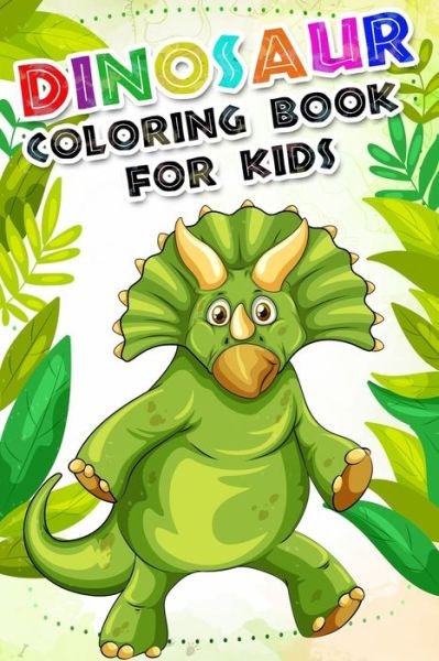 Cover for Aj Design · Dinosaur Coloring Book for kids (Pocketbok) (2020)