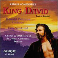 Cover for Choir &amp; Orchestra of St. John's Cathedral · Honegger´s King David (CD) (2011)