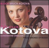 Cover for Bloch / Bruch / Kotova · Schelomo / Kol Nidrei / Concerto (CD) (2003)