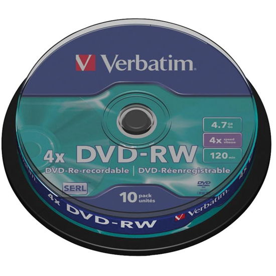 Cover for Verbatim · Verbatim DVD-RW 4,7GB 4x 10er (PC) (2017)